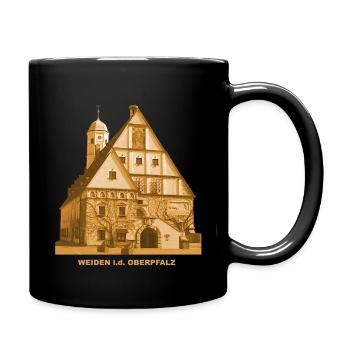 Weiden Town Hall Upper Palatinate Bavaria Eastern Bavaria - Full Colour Mug - black - Right