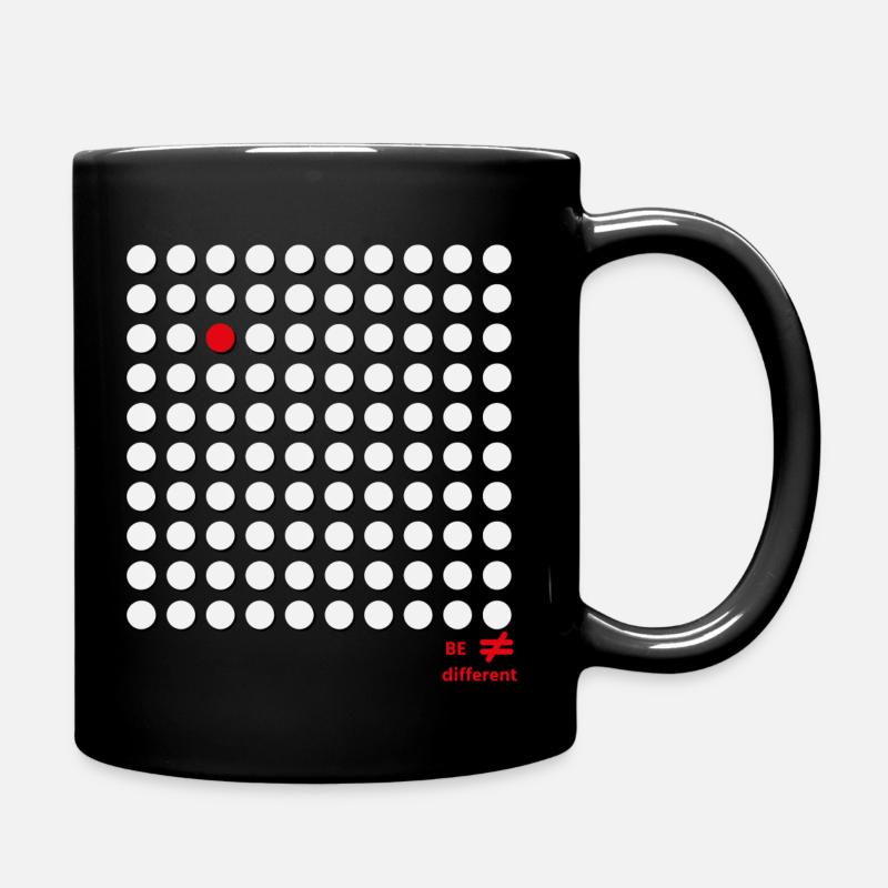 BE different - Tasse einfarbig - Schwarz