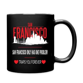 SAN FRANCISCO - Tasse einfarbig - Schwarz - Rechts