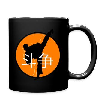 Combat de karaté - Mug uni - noir - Droite