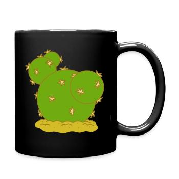Cactus N°4 - Mug uni - noir - Droite