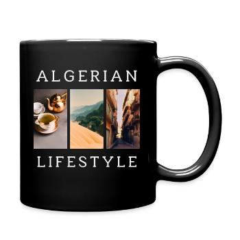 Algerischer Lebensstil - Tasse einfarbig - Schwarz - Rechts