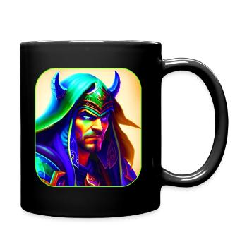 Wow Night Elves Mage - Full Colour Mug - black - Right