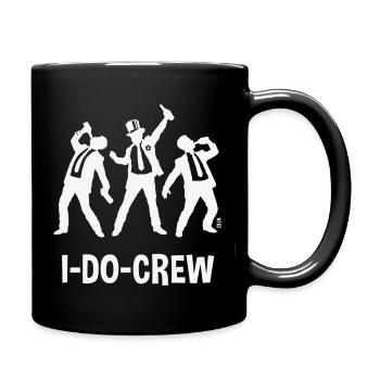 I-Do-Crew (Stag Night / Bachelor Party / Beer / W) - Full Colour Mug - black - Right