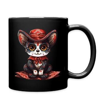 Chat mexicain 3 - Mug uni - noir - Droite
