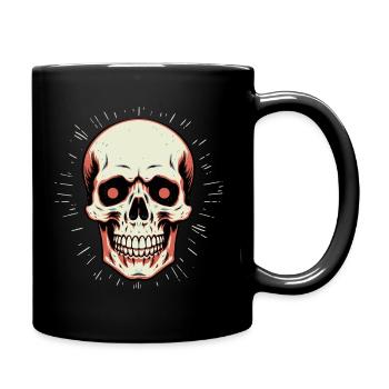 Crâne de Totenkopf - Mug uni - noir - Droite