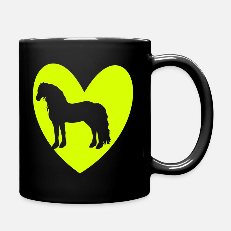 Frisian Heart - Tasse einfarbig - Schwarz
