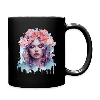 Flowerlove Women - Full Colour Mug - black - Right