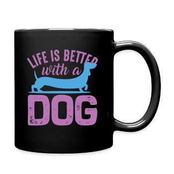 PawPrint Couture - Tasse einfarbig - Schwarz - Rechts
