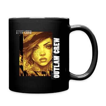 Outlaw Crew - Anime Style - Full Colour Mug - black - Right