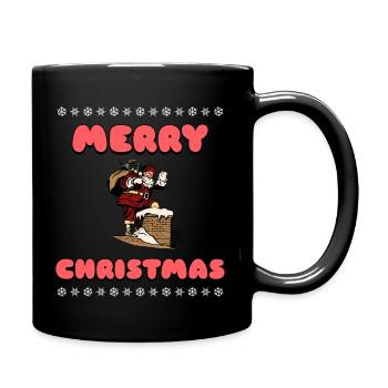 Merry Christmas: Wishing You a Season of Joy - Full Colour Mug - black - Right