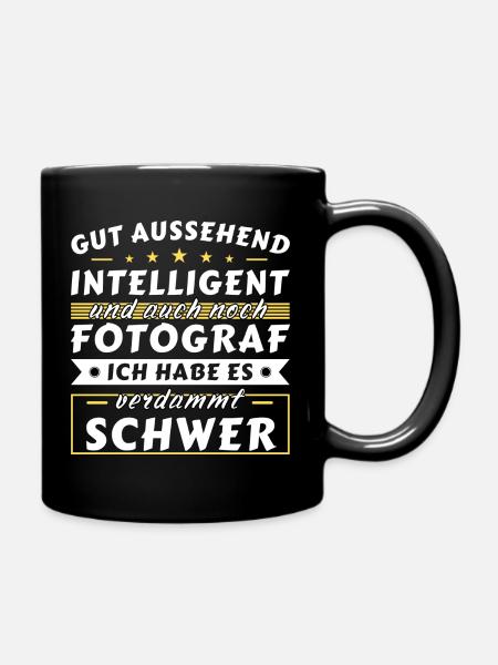 Gut aussehend intelligent - Fotograf Edition - Tasse einfarbig - Schwarz