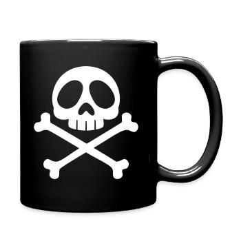 Pirate Skull - Full Colour Mug - black - Right