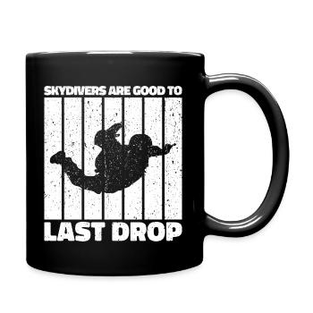 Citation drôle de parachutiste : cadeau parfait ! - Mug uni - noir - Droite