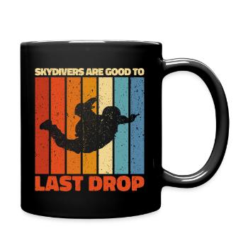 Funny Skydiver Quote: Perfect Gift! - Full Colour Mug - black - Right