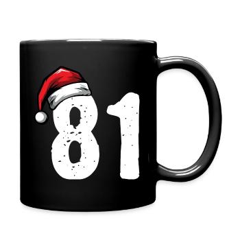 81 Number Christmas - Full Colour Mug - black - Right