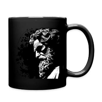 Le sage - Mug uni - noir - Droite