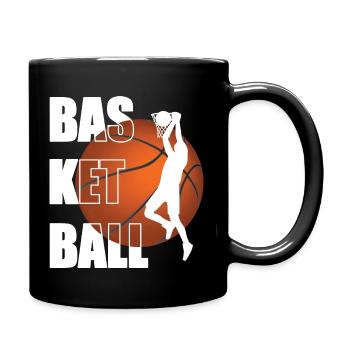 basketball basketball player basketball player - Full Colour Mug - black - Right