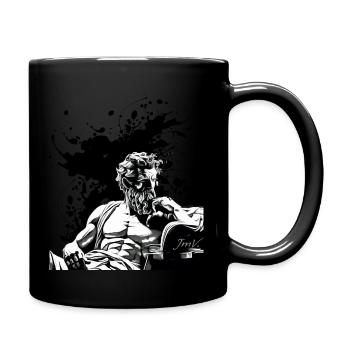 Pensée pour mieux avancer - Mug uni - noir - Droite