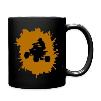 Blobs de pilote quadruple - Mug uni - noir - Droite