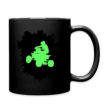 Blobs de pilote quadruple - Mug uni - noir - Droite