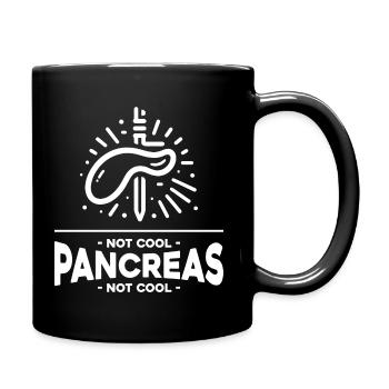 Pas cool Pancréas Pas cool - Chemise pour diabète de type 1 - Mug uni - noir - Droite