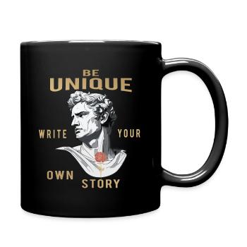 Soyez unique – Écrivez votre propre histoire - Mug uni - noir - Droite