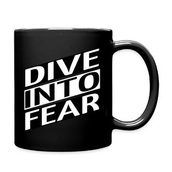 blague cool actes de courage courage intérieur - Mug uni - noir - Droite