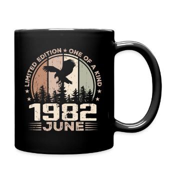 Incomparable depuis juin 1982, 42e Anniversaire - Mug uni - noir - Droite