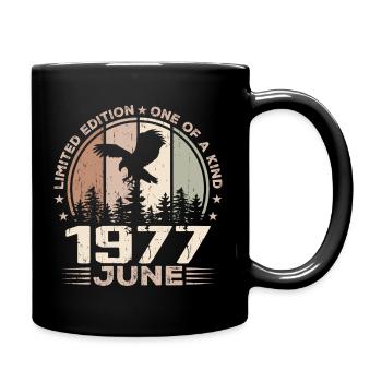 Incomparable since June 1977, 47th Anniversary - Full Colour Mug - black - Right