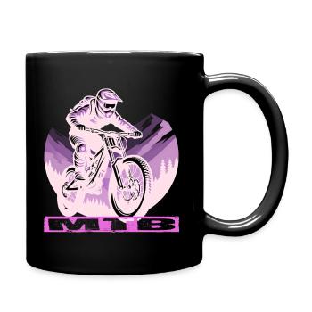 MTB Bike - Full Colour Mug - black - Right