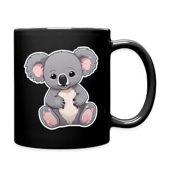 Bébé koala 3 - Mug uni - noir - Droite