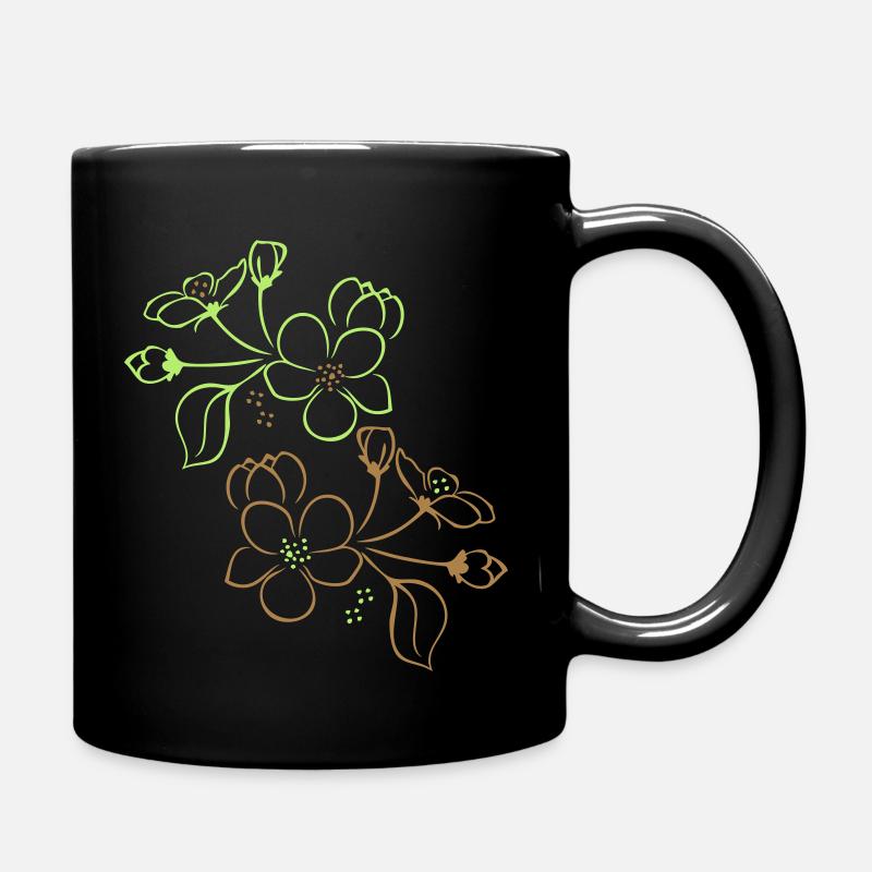 Blüten, Fleurs - Mug uni - noir