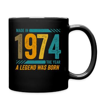 Made in 1974, the year a legend was born - Full Colour Mug - black - Right