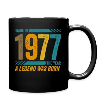 Made in 1977, the year a legend was born - Full Colour Mug - black - Right