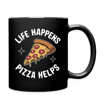 Pizza Italie Restauration rapide - Mug uni - noir - Droite