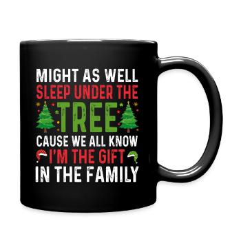 Weihnachten Kinder Weihnachten Humor Pyjamas Jungen Mädchen - Tasse einfarbig - Schwarz - Rechts