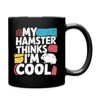 Drôle de dicton pour les amis hamsters - Mug uni - noir - Droite
