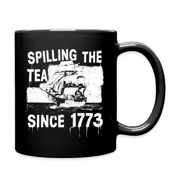 Renverser du thé depuis 1773 – Histoire humoristique - Mug uni - noir - Droite