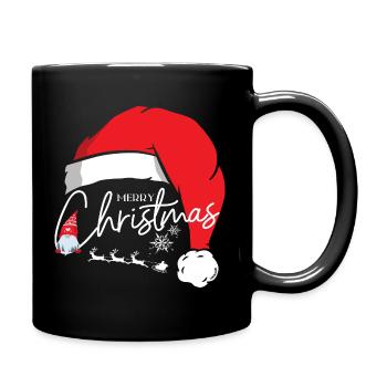 Noël Gnome Merry Christmas - Full Colour Mug - black - Right