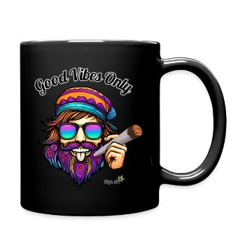 Good.Vibes Only - Kiffer Chillbert - High Art - Tasse einfarbig - Schwarz - Rechts