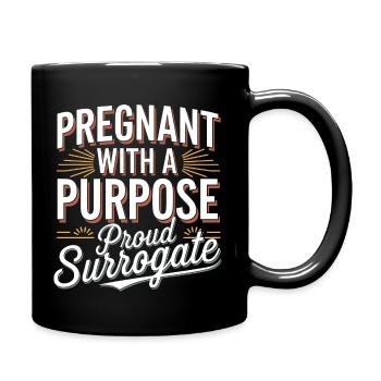 Créer une famille avec de l’amour - Mug uni - noir - Droite