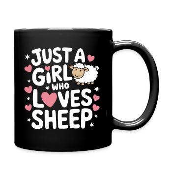 Sheep Sheep Farmer Lamb Farmer - Full Colour Mug - black - Right