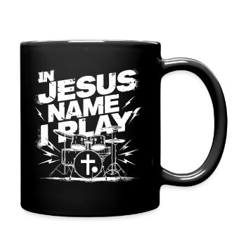 Rhythm for faith - Full Colour Mug - black - Right