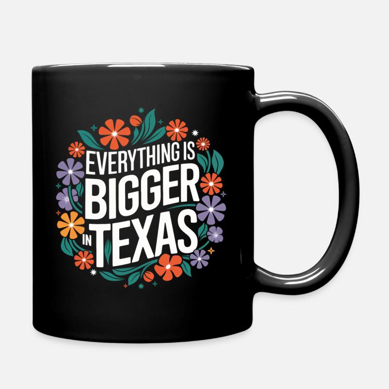 Texas State Texaner Texas - Tasse einfarbig - Schwarz
