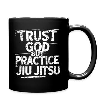 Focus and technique in Jiu Jitsu - Full Colour Mug - black - Right