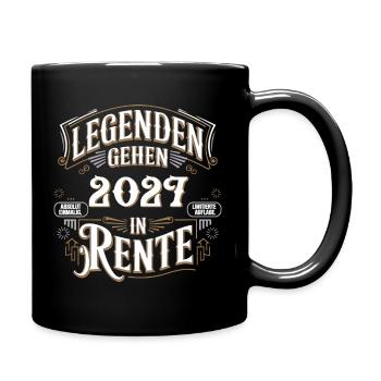 Legends to retire in 2027 Absolutely unique - Full Colour Mug - black - Right