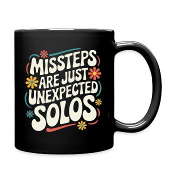 Line Dancing Dancing Dancers - Full Colour Mug - black - Right