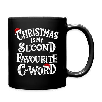 Second Favourite C Word - Full Colour Mug - black - Right