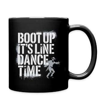 Plaisir de la danse de style western - Mug uni - noir - Droite